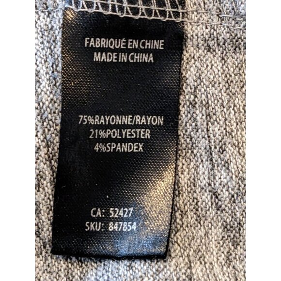 Womens Plus Size Sweater 3X Heathered Gray Double Bell Sleeves V Neck Plush Soft - Picture 7 of 8